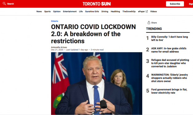 Doug Fords LOCKDOWN 2.0: A breakdown of the restrictions