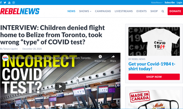 INTERVIEW: Children denied flight home to Belize from Toronto, took wrong “type” of COVID test?