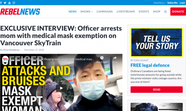 EXCLUSIVE INTERVIEW: Officer arrests mom with medical mask exemption on Vancouver SkyTrain
