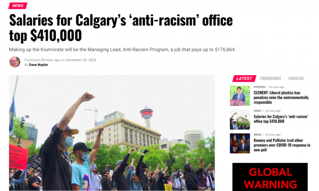 Salaries for Calgary’s ‘anti-racism’ office top $410,000