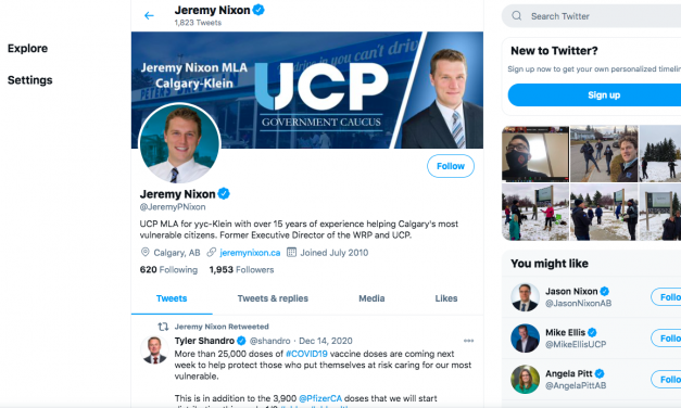 Calgary-Klein MLA “Jeremy Nixon” has been ordered to return home from Hawaii and Lesser Slave Lake MLA “Pat Rehn” is on his way home from Mexico