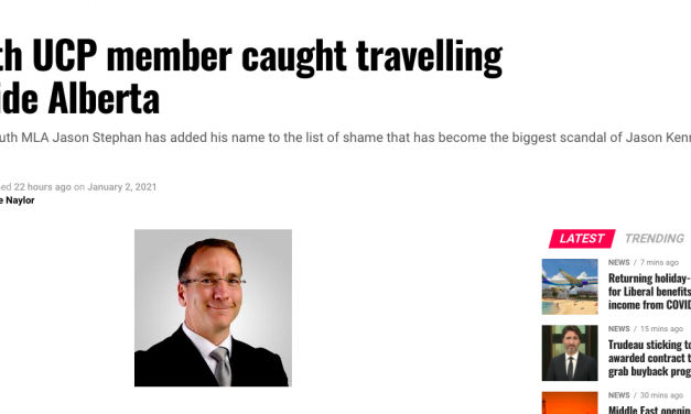 Red Deer South MLA “Jason Stephan” UCP member caught travelling outside Alberta to Arizona
