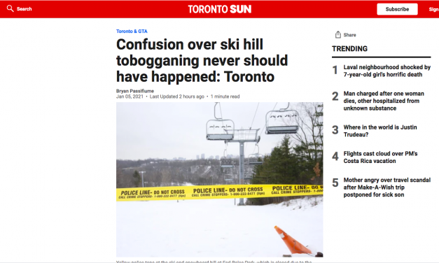 Confusion over ski hill tobogganing never should have happened: Toronto