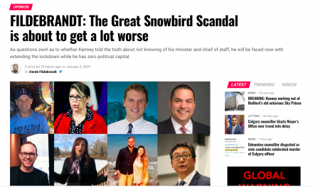 FILDEBRANDT: The Great Snowbird Scandal is about to get a lot worse