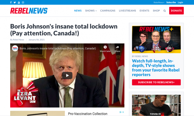 WATCH: Boris Johnson’s insane total lockdown (Pay attention, Canada!)