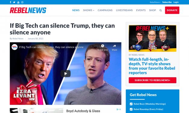 WATCH: If Big Tech can silence Trump, they can silence anyone