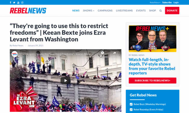 WATCH: “They’re going to use this to restrict freedoms” | Keean Bexte joins Ezra Levant from Washington