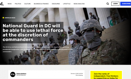 National Guard in DC will be able to use lethal force at the discretion of commanders