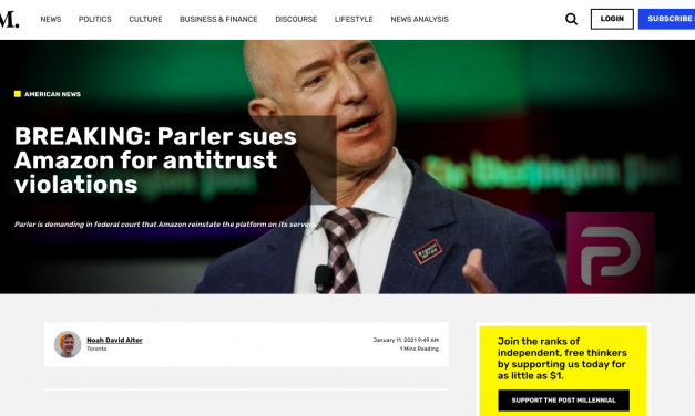 Parler sues Amazon for antitrust violations
