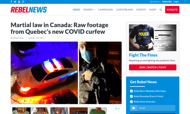 WATCH: Martial law in Canada: Raw footage from Quebec’s new COVID curfew