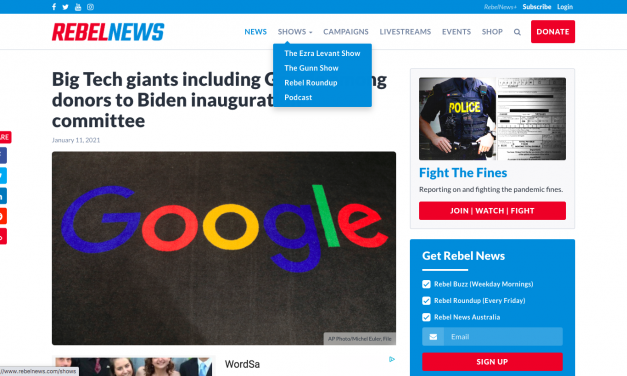 Big Tech giants including Google among donors to Biden inauguration committee