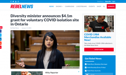 Diversity minister “Bardish Chagger” announces $4.1m grant for voluntary COVID isolation site in Ontario