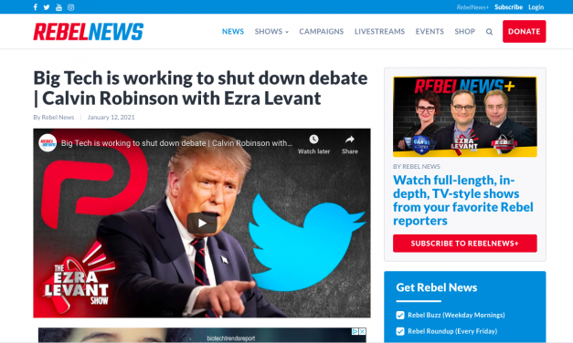 WATCH: Big Tech is working to shut down debate | Calvin Robinson with Ezra Levant
