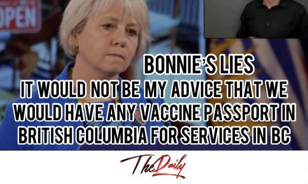 Watch Bonnie lie directly to your face. Vaccine passports, required or not?