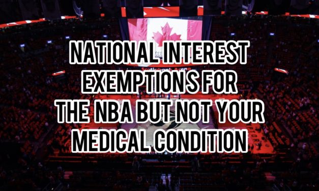 Exemptions for NBA but not Canadians. Unvaccinated NBA players eligible to play in Toronto under national interest exemption.