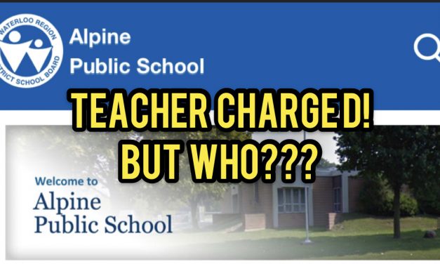 Nameless unaccountable coward Teacher arrested after kids allegedly taped with masking tape at Kitchener school.