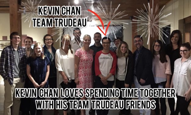 Kevin Chan in charge of Facebook Canada loves spending time together with his Team Trudeau friends