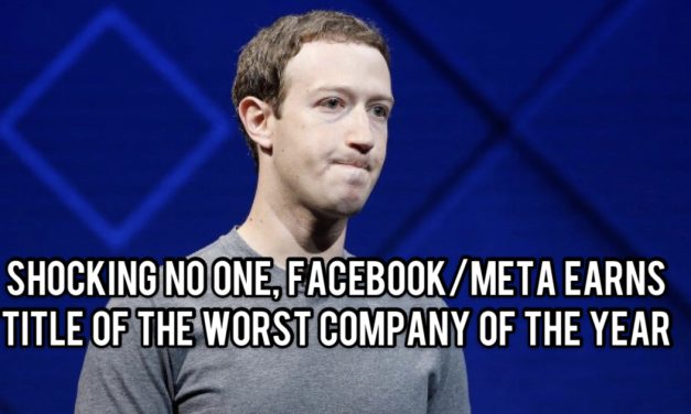 Shocking No One, Facebook/Meta Earns Title Of The Worst Company Of The Year