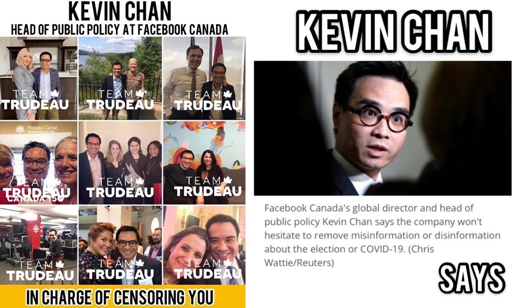 KEVIN CHAN seen here with all his friends: Facebook Canada’s global director says the company won’t hesitate to remove misinformation or disinformation about the election.