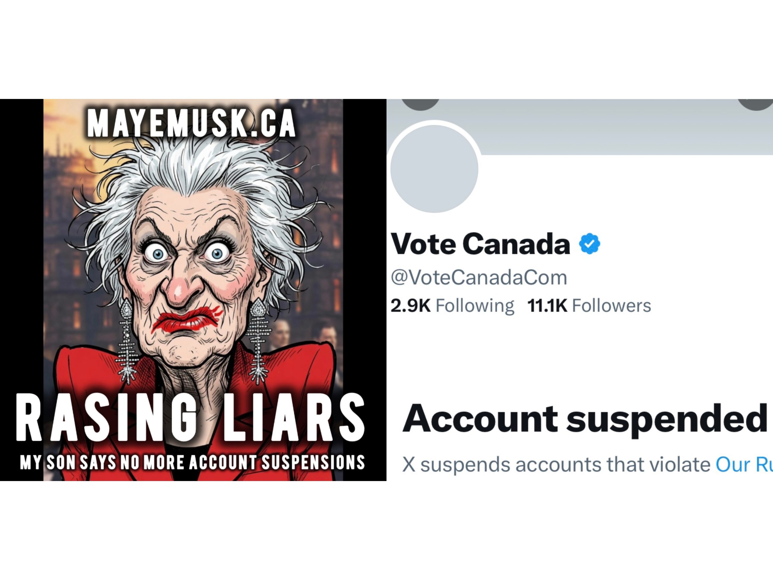 Elon Musk’s lying X platform bends over for Canadian censors and silences